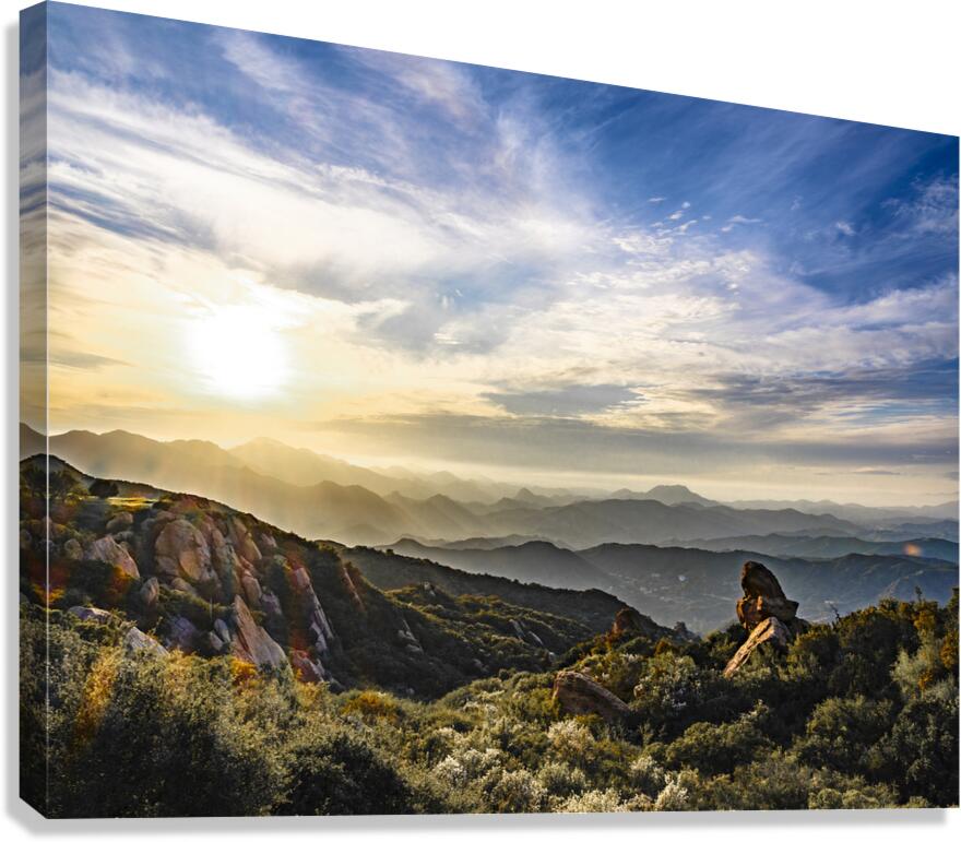 Mountain Sunset  Canvas Print