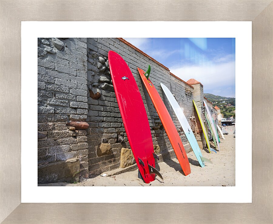 Surfboards  Framed Print Print