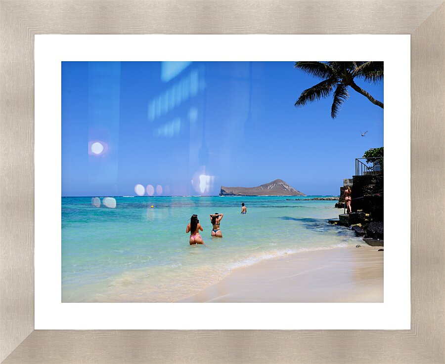 Hawaii Girls  Framed Print Print