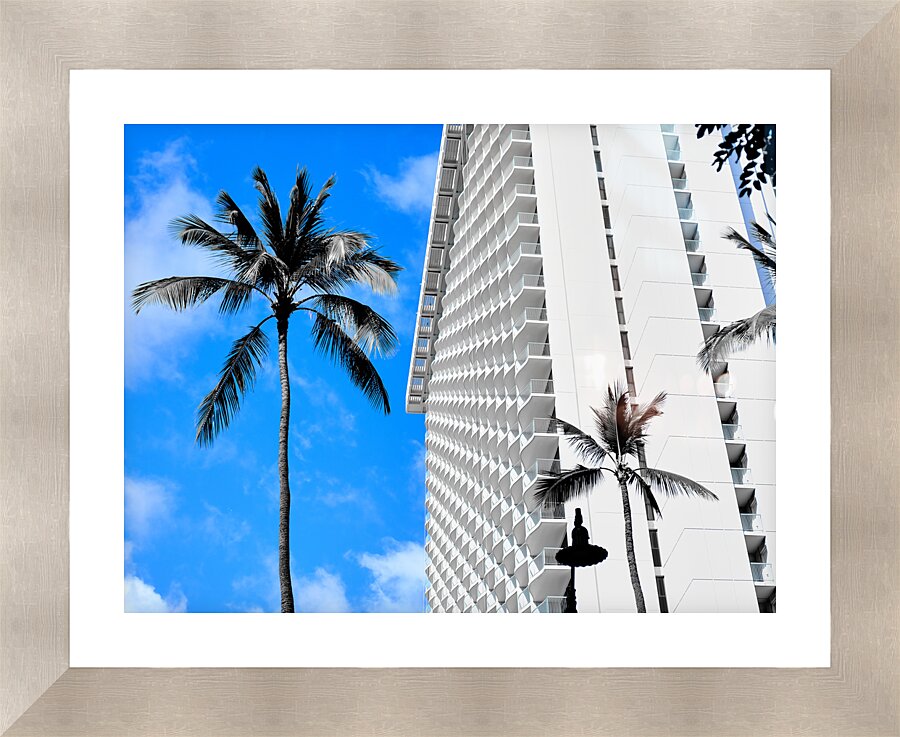Hawaii Hotel  Framed Print Print