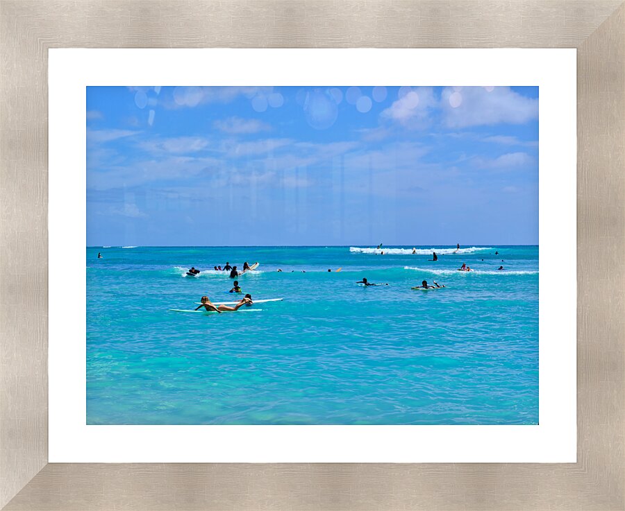 Hawaii Blue Water III  Framed Print Print