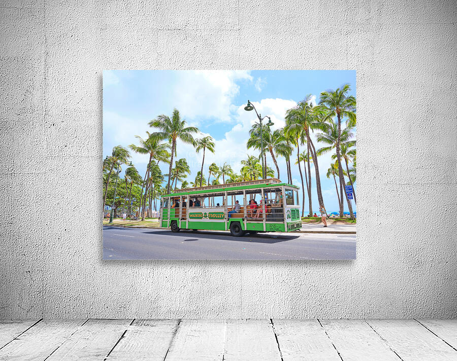 Hawaii Trolley by Kamara Studio   Ultra High Resolution Mural Prints