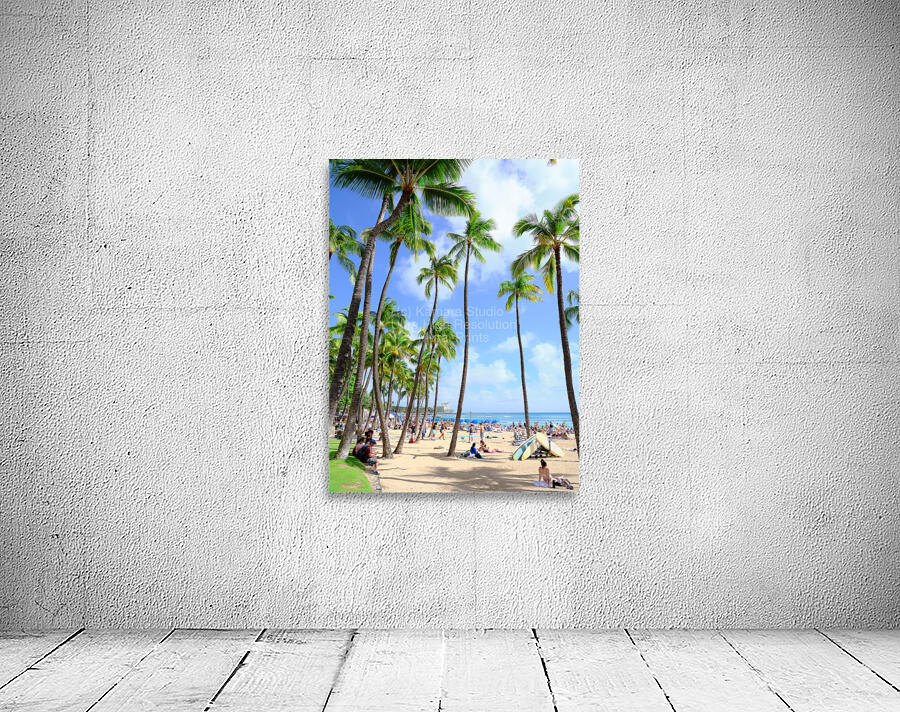 Hawaii Palms Beach by Kamara Studio   Ultra High Resolution Mural Prints