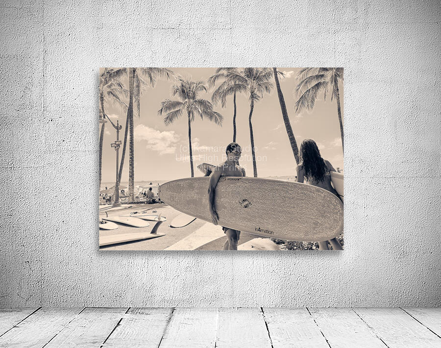 Hawaii Surfing III by Kamara Studio   Ultra High Resolution Mural Prints