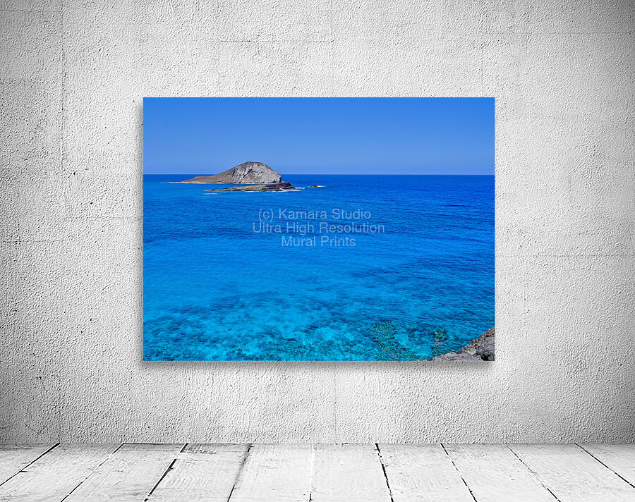 Hawaii Blue Water Island I by Kamara Studio   Ultra High Resolution Mural Prints