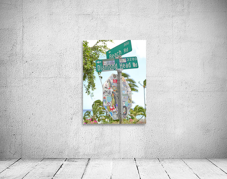 Hawaii Street Sign by Kamara Studio   Ultra High Resolution Mural Prints