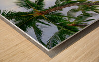 Hawaii Palms Sky Wood print