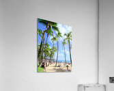 Hawaii Palms Beach  Impression acrylique
