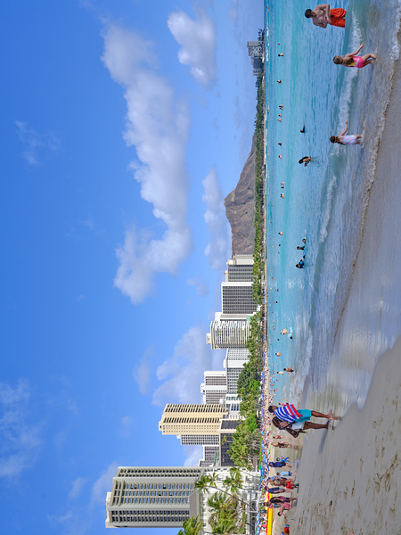 Hawaii Beach Diamond Head Print