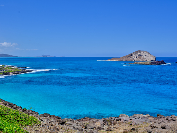 Hawaii Blue Water Island Print