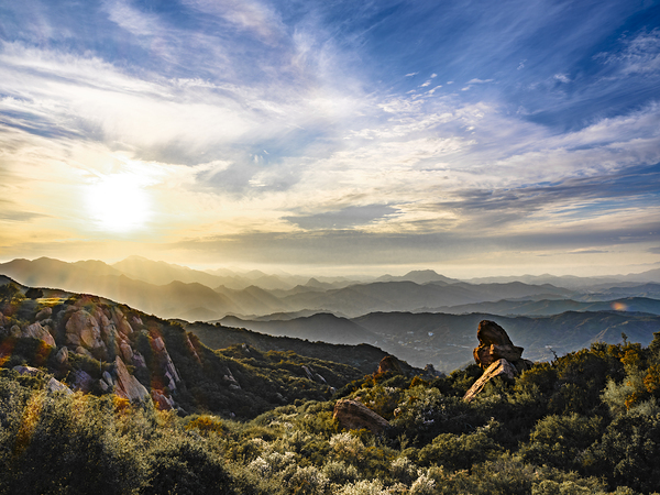 Mountain Sunset Print