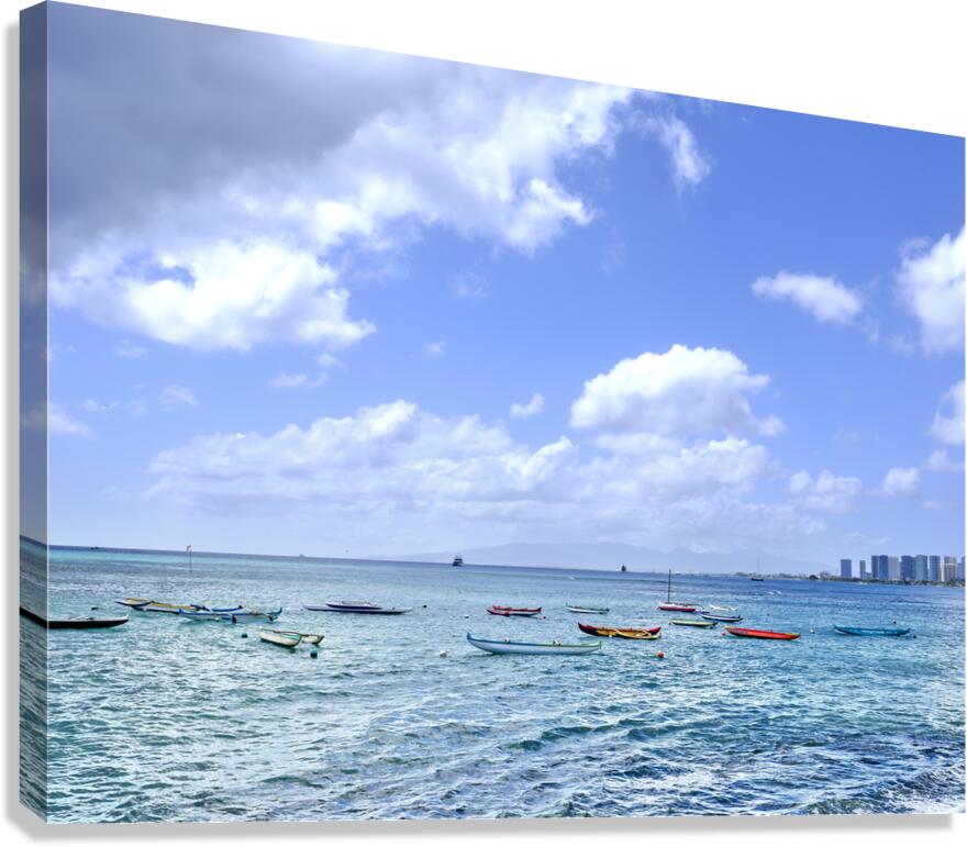 Hawaii Kayaks II  Impression sur toile