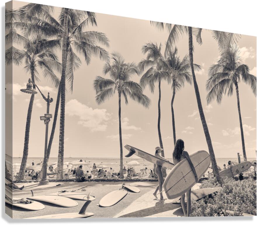 Hawaii Surfing II  Impression sur toile