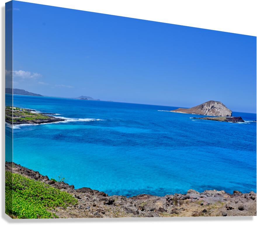 Hawaii Blue Water Island  Impression sur toile