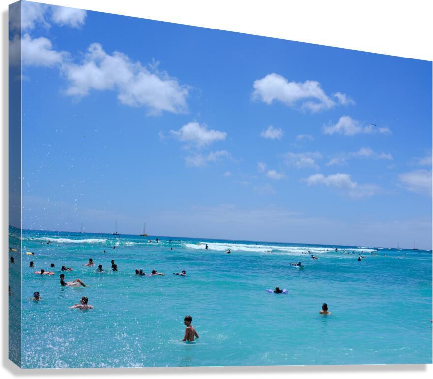 Hawaii Blue Water  Impression sur toile