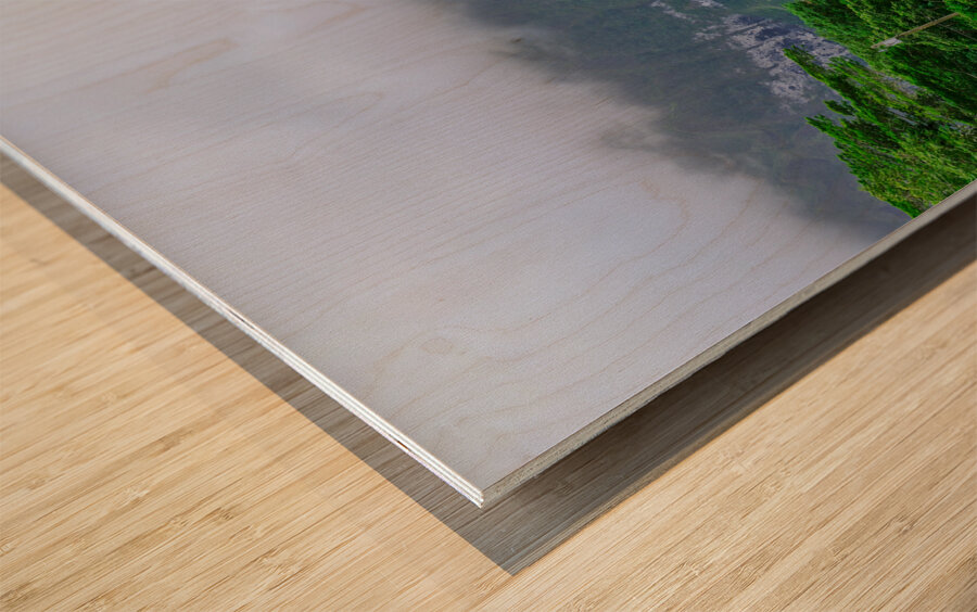 Hawaii Fog 2 Wood print