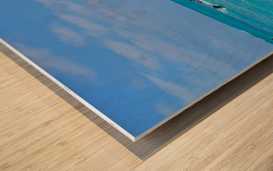 Hawaii Blue Water III Wood print